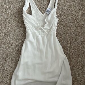 Princess Polly White Satin Chemise